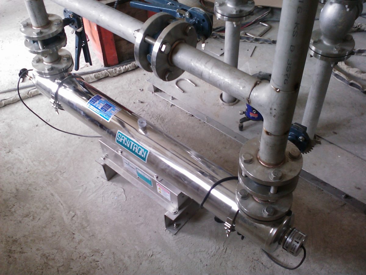 Kantor Layanan Air Minum Kota Icheon — sterilisator UV (SANITRON 50C, instalasi pengolahan air limbah) 1